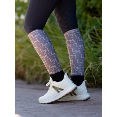 LeMieux Footsies Socks - Florence Walnut