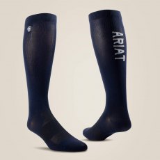 Ariat Tek Slimline Performance Socks - Denim/Zinc