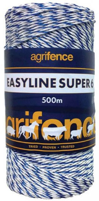 Agrifence Easyline Super 6 Polywire - 250m