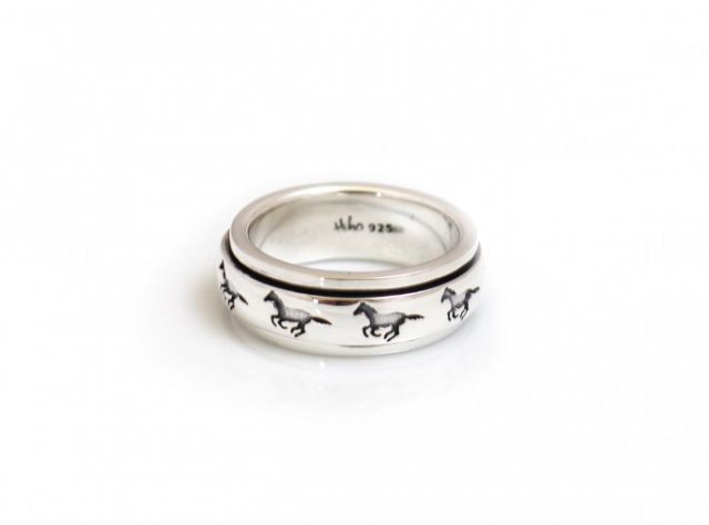 HiHo Silver HiHo Silver Exclusive Sterling Silver Snaffle Spinner Ring