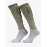 LeMieux LeMieux Competition Socks (2 Pack) - Fern