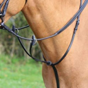 Hy Flash Nose Band with flash attached and with stainless steal fittings choose from sizes pony, cob or full and colours brown or black