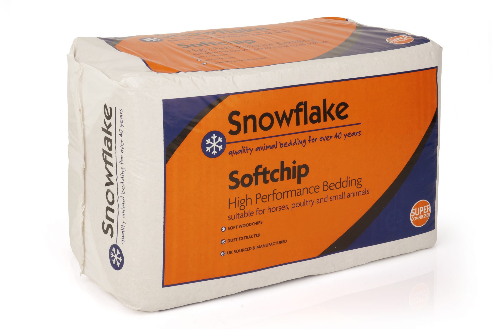 Snowflake Softchip Horse Bedding Unicorn Saddlery