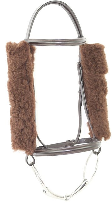 Dever Classic Plain Bridle Full5/8 Black (No Reins) - DE