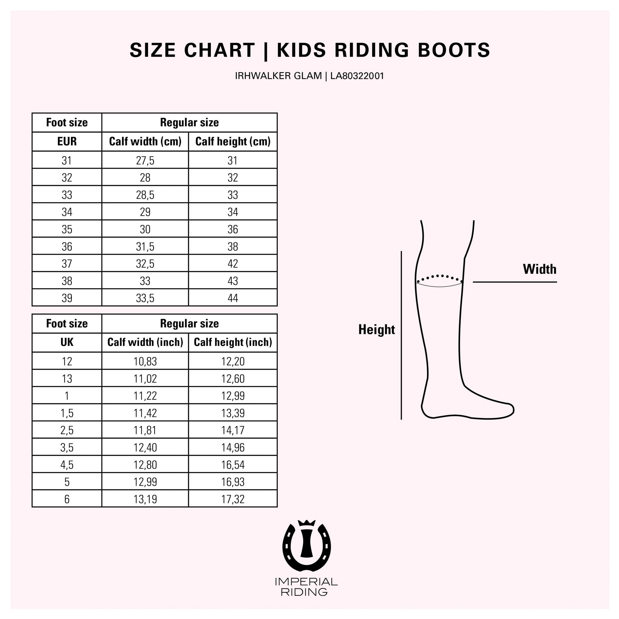 Imperial Riding Walker Glam Riding Boots Childrens Riding Boots Unicorn Saddlery