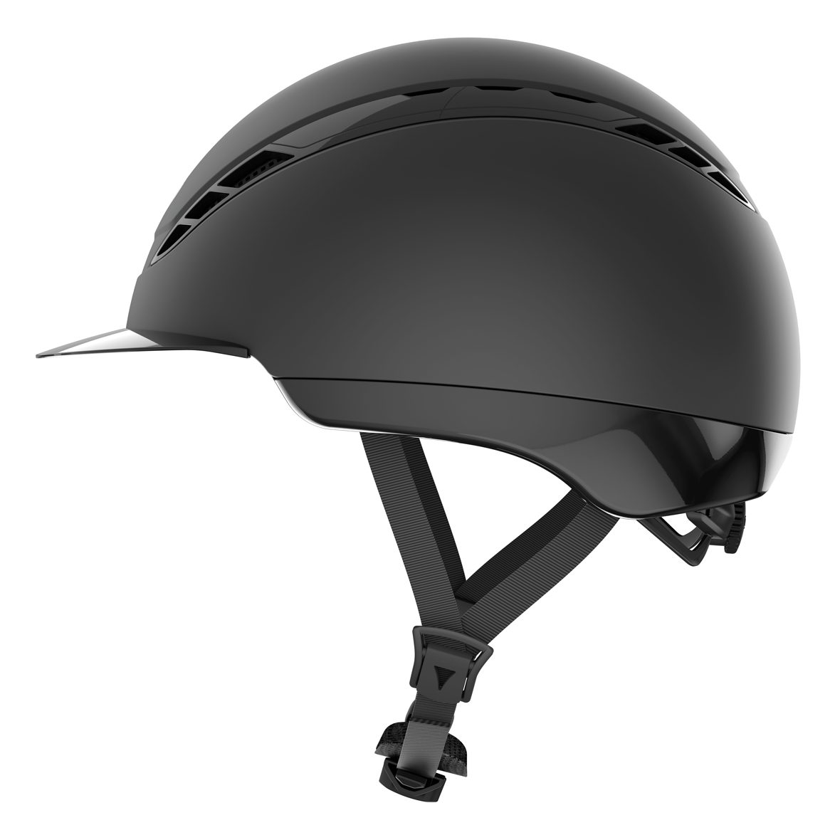 Abus x Pikeur AirDuo Riding Hat Black Riding Hats Unicorn Saddlery