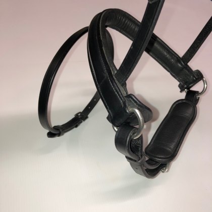 Unicorn Leatherwork Padded Competition Flash Bridle Unicorn Leatherwork Padded Competition Flash Bridle