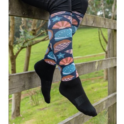 Cameo Equine Adults Cameo Socks - Shells