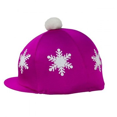 Hy Snowflake with Pom Pom Hat Cover Hy Snowflake with Pom Pom Hat Cover