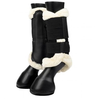 LeMieux Fleece Edged Mesh Brushing Boot LeMieux Fleece Edged Mesh Brushing Boot
