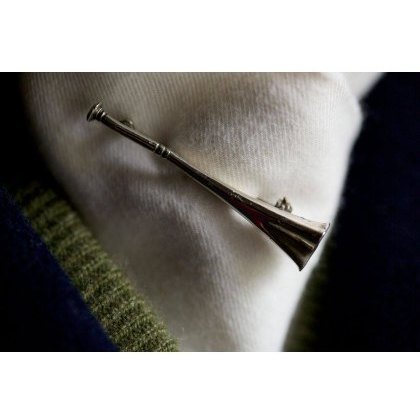 HiHo Silver Silver Hunting Horn Stock Pin HiHo Silver Silver Hunting Horn Stock Pin