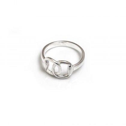HiHo Silver Sterling Silver Snaffle Ring HiHo Silver Sterling Silver Snaffle Ring