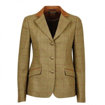 Dublin Childs Albany Tweed Suede Collar Tailored Jacket Dublin Childs Albany Tweed Suede Collar Tailored Jacket