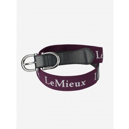 LeMieux Elasticated Belt - Fig LeMieux Elasticated Belt - Fig