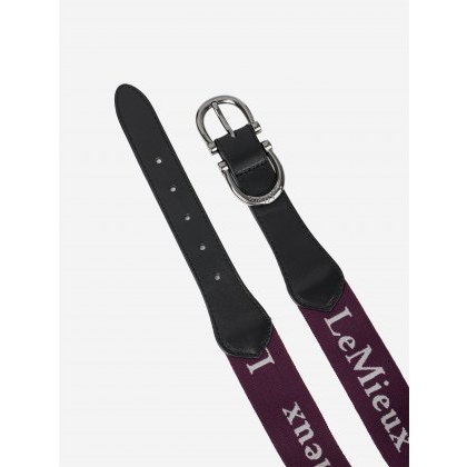 LeMieux Elasticated Belt - Fig LeMieux Elasticated Belt - Fig
