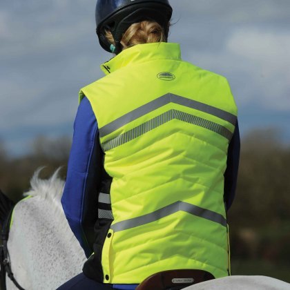 Weatherbeeta Reflective Quilted Gilet Hi Vis Weatherbeeta Reflective Quilted Gilet Hi Vis