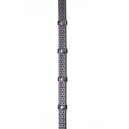 Henry James Biothane Bio Grip Hybrid Rubber Reins with Leather Stoppers Henry James Biothane Bio Grip Hybrid Rubber Reins with Leather Stoppers