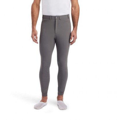 Ariat Mens Tri Factor Grip Knee Patch Breech - Plum Grey