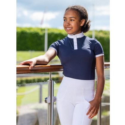 LeMieux Young Rider Belle Show Shirt - Navy LeMieux Young Rider Belle Show Shirt - Navy