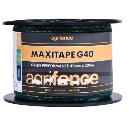 Agrifence Maxitape Green - 40mm x 200m Agrifence Maxitape Green - 40mm x 200m