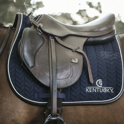 Kentucky Fishbone Leather Binding Jumping Pad Kentucky Fishbone Leather Binding Jumping Pad