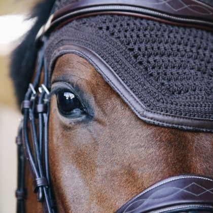 Kentucky Wellington Leather Fly Veil Kentucky Wellington Leather Fly Veil