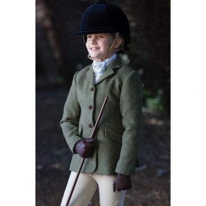 Equetech Childs Claydon Tweed Riding Jacket Equetech Childs Claydon Tweed Riding Jacket