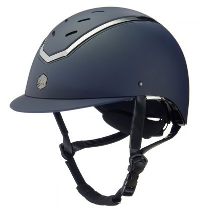 EQX Kylo Riding Hat - Navy Matte/Pewter EQX Kylo Riding Hat - Navy Matte/Pewter