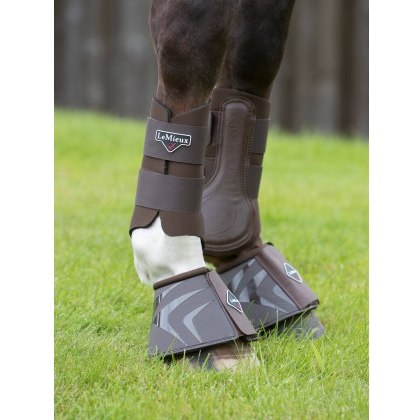 LeMieux Grafter Brushing Boots - Brown