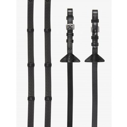 LeMieux Soft Rubber Reins with Stoppers LeMieux Soft Rubber Reins with Stoppers