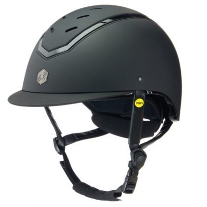 EQX Kylo Riding Hat with MIPS - Black Matte/Black Gloss EQX Kylo Riding Hat with MIPS - Black Matte/Black Gloss