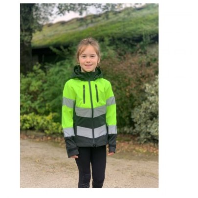 Cameo Equine Junior Water Repellent Hi Viz Jacket Cameo Equine Junior Water Repellent Hi Viz Jacket