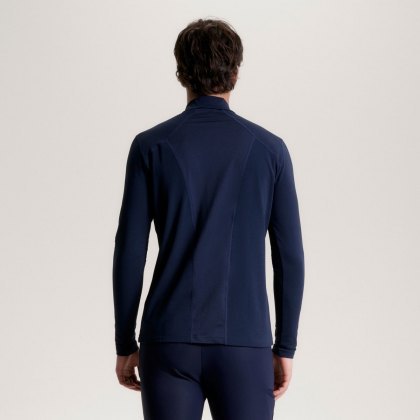 Tommy Hilfiger 1/4 Zip Thermo Shirt - Desert Sky Tommy Hilfiger 1/4 Zip Thermo Shirt - Desert Sky