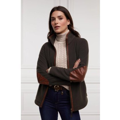 Holland Cooper Country Fleece Jacket - Khaki Holland Cooper Country Fleece Jacket - Khaki