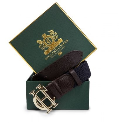Holland Cooper HC Heritage Belt - Ink Navy Holland Cooper HC Heritage Belt - Ink Navy
