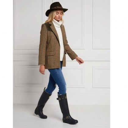 Holland Cooper Sherpa Lined Regency Wellington - Black Holland Cooper Sherpa Lined Regency Wellington - Black