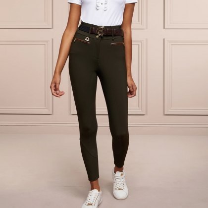 Holland Cooper Thermal Heritage Breeches - Dark Olive Holland Cooper Thermal Heritage Breeches - Dark Olive