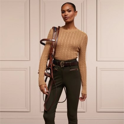 Holland Cooper Thermal Heritage Breeches - Dark Olive Holland Cooper Thermal Heritage Breeches - Dark Olive