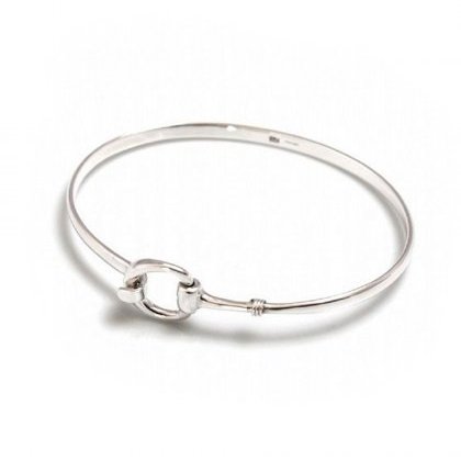 HiHo Silver Exclusive Sterling Silver Snaffle Clip Bangle HiHo Silver Exclusive Sterling Silver Snaffle Clip Bangle