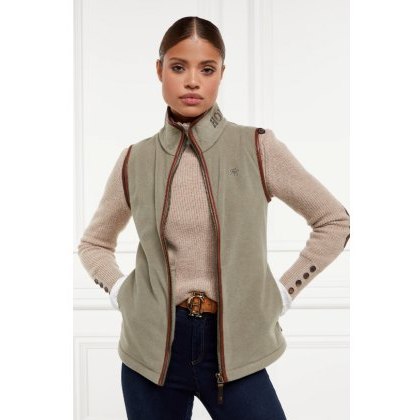 Holland Cooper Country Fleece Gilet - Sage Holland Cooper Country Fleece Gilet - Sage
