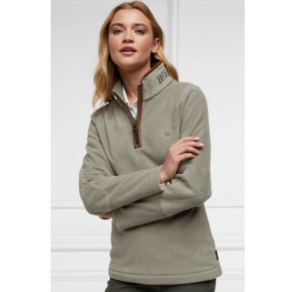 Holland Cooper Country Fleece Half Zip - Sage Holland Cooper Country Fleece Half Zip - Sage