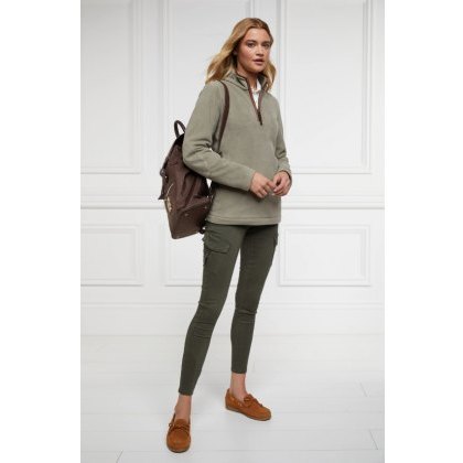 Holland Cooper Country Fleece Half Zip - Sage Holland Cooper Country Fleece Half Zip - Sage