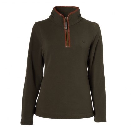 Holland Cooper Country Fleece Half Zip - Khaki Holland Cooper Country Fleece Half Zip - Khaki