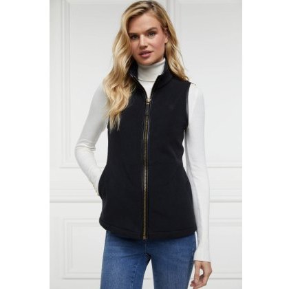 Holland Cooper Country Fleece Gilet - Black Holland Cooper Country Fleece Gilet - Black