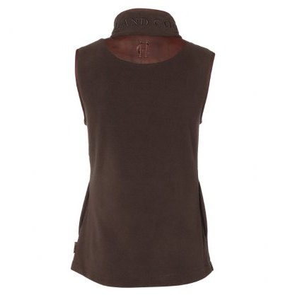 Holland Cooper Country Fleece Gilet - Chocolate Holland Cooper Country Fleece Gilet - Chocolate