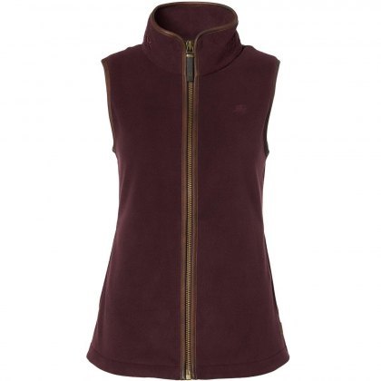 Holland Cooper Country Fleece Gilet - Mulberry Holland Cooper Country Fleece Gilet - Mulberry
