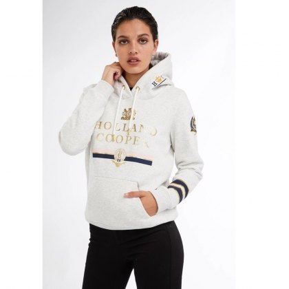 Holland Cooper HC Heritage Hoodie - Ice Grey Holland Cooper HC Heritage Hoodie - Ice Grey