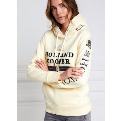 Holland Cooper HC Heritage Hoodie - Lemon Holland Cooper HC Heritage Hoodie - Lemon
