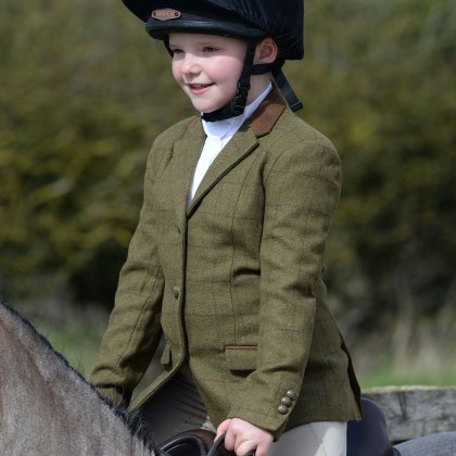 Dublin Albany Tweed Suede Collar Jacket Dublin Albany Tweed Suede Collar Jacket
