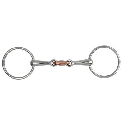 Shires Loose Ring Copper Lozenge Snaffle Shires Loose Ring Copper Lozenge Snaffle
